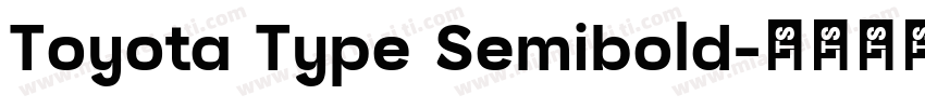 Toyota Type Semibold字体转换